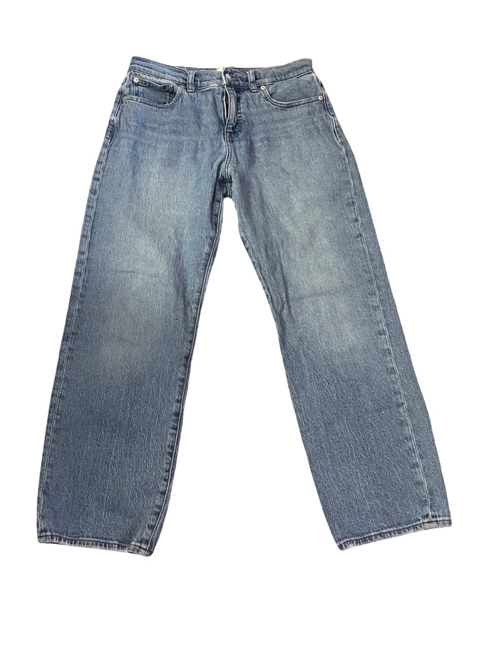 Madewell 90s Straight Jeans 28P Light Wash High Rise Vintage Denim Petite